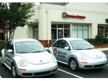 Front of store, we are located in Big Lots Shopping Center next door to Papa Johns Pizza